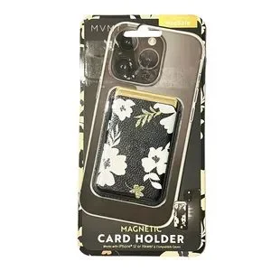 MVMT Accessories Mvmt Black Hollographic Floral Vegan Leather